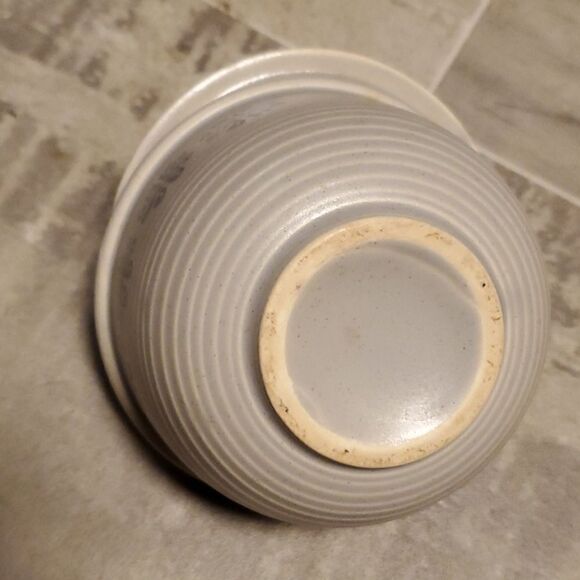 EUC Small Pottery Stamped Design Sugar Dish - Picture 5 of 6